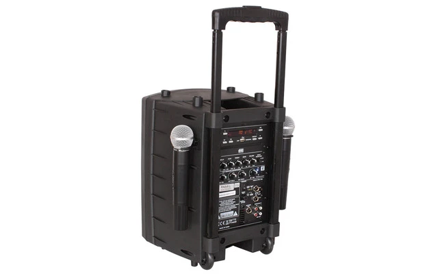 Ibiza Nomad 8 CD - Megafonia activa Bluetooth + Microfonos VHF