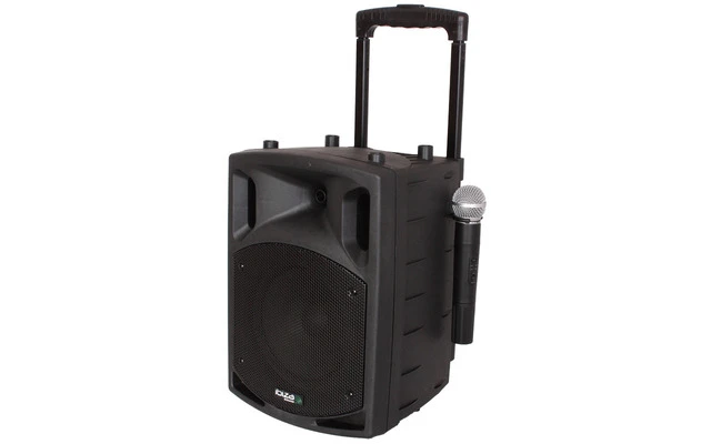 Ibiza Nomad 8 CD - Megafonia activa Bluetooth + Microfonos VHF