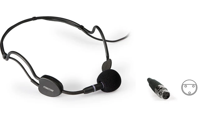  Fonestar FCM-612MC3 - Micrófono cabeza mini-canon 3pins