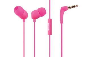 ROXCORE® - BULLETS V2 - AURICULARES INTRAUDITIVOS & MICRÓFONO - COLOR ROSA