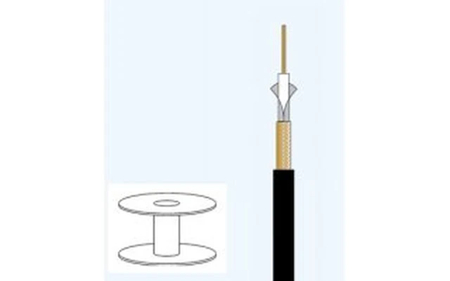 EDC CABLE COAXIAL RG58/U NORMA 1000 100M NEGRO