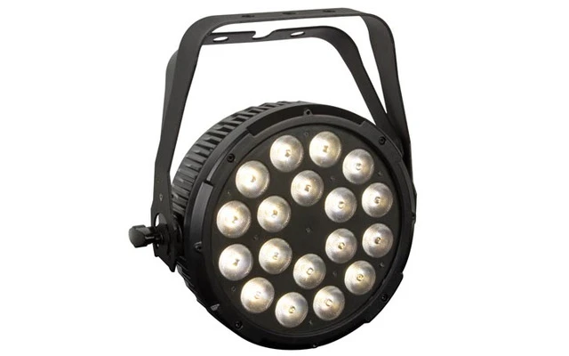 LUXIBEL - FOCO PAR PROFESIONAL CON LEDs - 18 x 9W - COLOR NEGRO