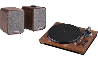 Teac TN-280BT Walnut + Ruark MR1 Mk2 Walnut