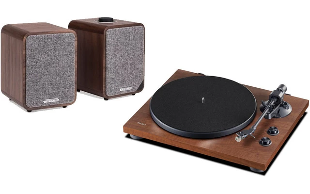 Teac TN-280BT Walnut + Ruark MR1 Mk2 Walnut