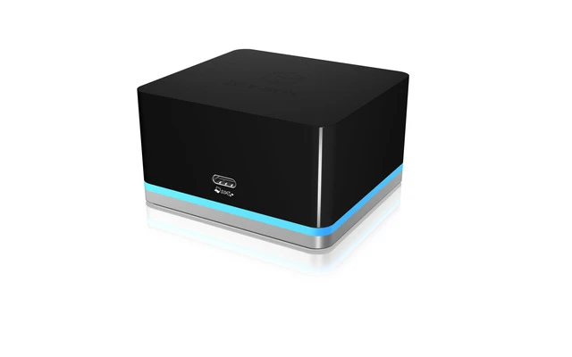 Estación de Acoplamiento USB-C / HDMI 1.4b Female / USB 3.0 Gigabit Negro/Plata - ICY BOX 60280