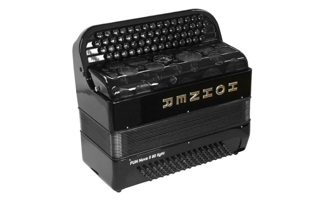 Hohner FUN NOVA II 80 LIGHT NEGRO CELULOIDE