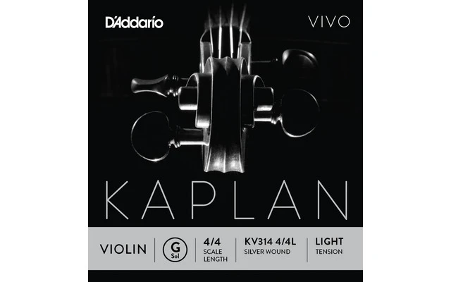 D'Addario KV314 4/4L Kaplan Vivo - Sol
