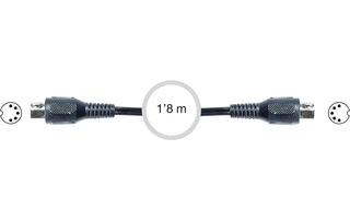 Conector de audio 5 DIN macho a 5 DIN macho