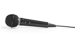 Micrófono con cable - Sensibilidad de -75 dB +/-3 dB - 80 Hz - 12 kHz - 5,0 m - Nedis MPWD01BK