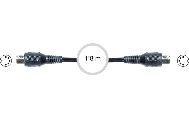 Conector de audio 5 DIN macho a 5 DIN macho
