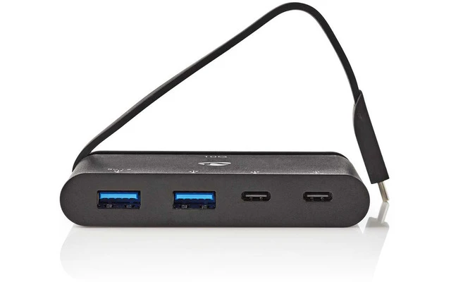 Adaptador USB - USB 3.2 Gen 2 - USB-C Macho - 2x USB-A / 2x USB-C