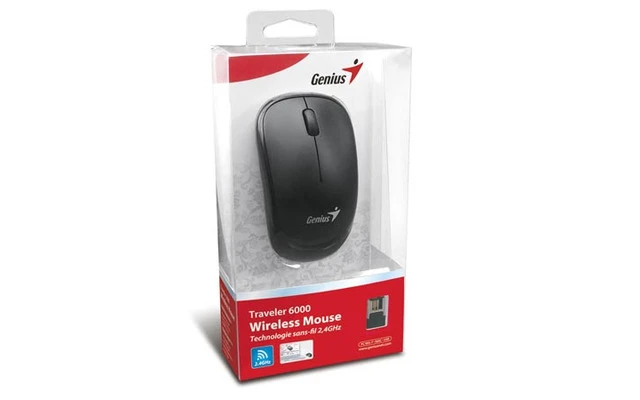 RATÓN INALÁMBRICO 2.4GHZ TRAVELER 6000 CON RECEPTOR PICO (GENI
