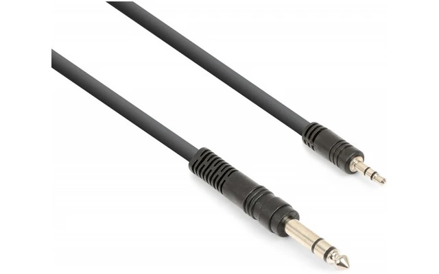 Vonyx Cable 3.5mm Stereo - 6.3mm Stereo 1.5m