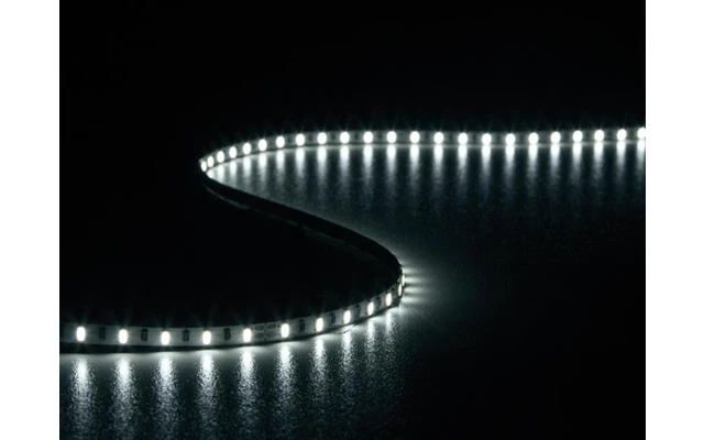 CINTA DE LEDs FLEXIBLE - COLOR BLANCO FRÍO 6500K - 600 LEDs - 5 m - 24 V