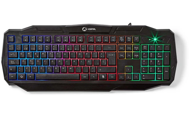 Kit Gaming Combo - 4-en-1 - Teclado, Headset, ratón y alfombrilla de ratón - Azul / Negro 