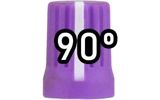 DJ TechTools Chroma Caps Super Knob 90º Púrpura
