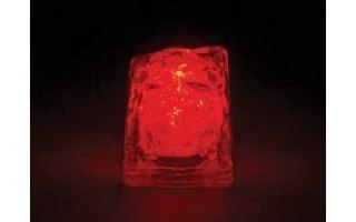 Cubito de hielo brillante Rojo - 3 Modos de funcionamiento