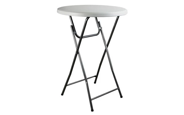 Mesa plegable - forma redonda - Ø 80 x 110 cm