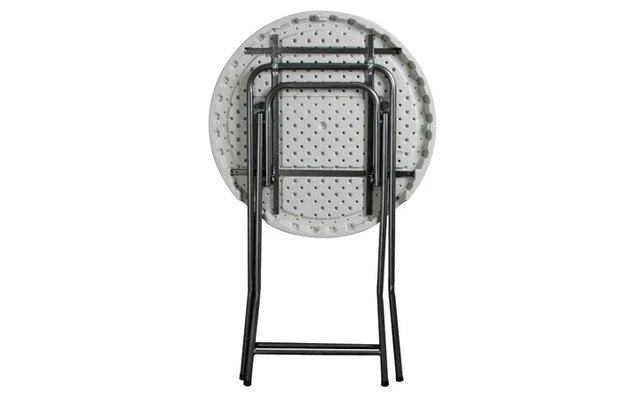 Mesa plegable - forma redonda - Ø 80 x 110 cm