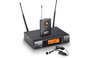 LD Systems WS 1000 G2 BPW - Sistema inalámbrico con Petaca y Micrófono clip para Instrumentos de