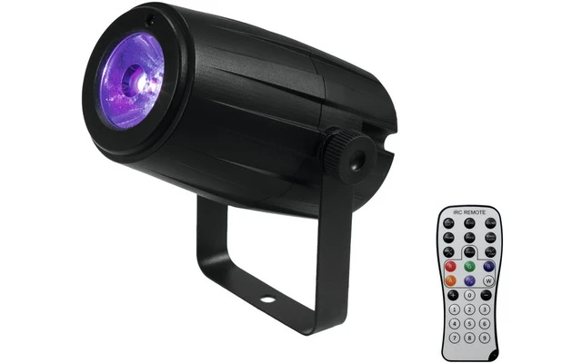 Eurolite Mirror Ball 20cm with motor + LED PST-5 QCL Spot 