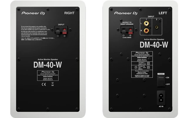 Pioneer DJ DM 40 Blanco