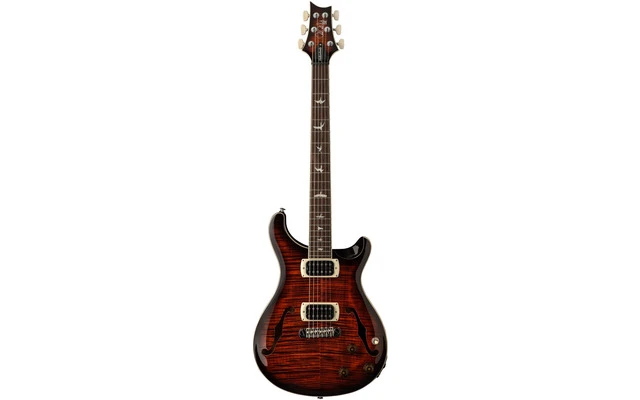 PRS Guitars SE Flat Back HB I Piezo Ob Orange Tiger Smokeburst