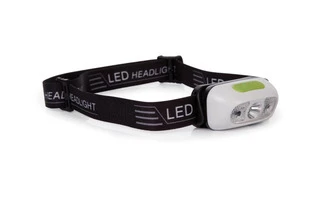 Linterna frontal con LED y sensor encendido/apagado - Recargable