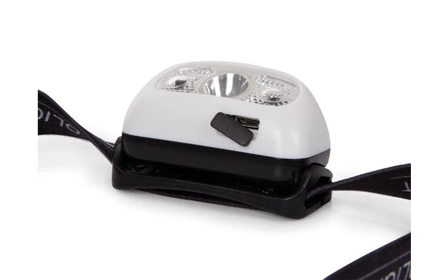 Linterna frontal con LED y sensor encendido/apagado - Recargable