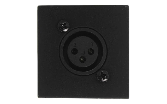 Audac WMI 16 B Unidad de Entrada de Micro embutida en Pared negra