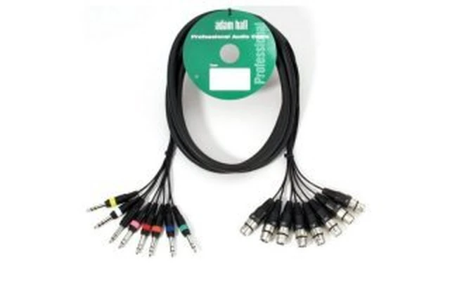 Adam Hall - 8 canales Stereo 8x XLR hembra / 8x Jack stereo 3 m