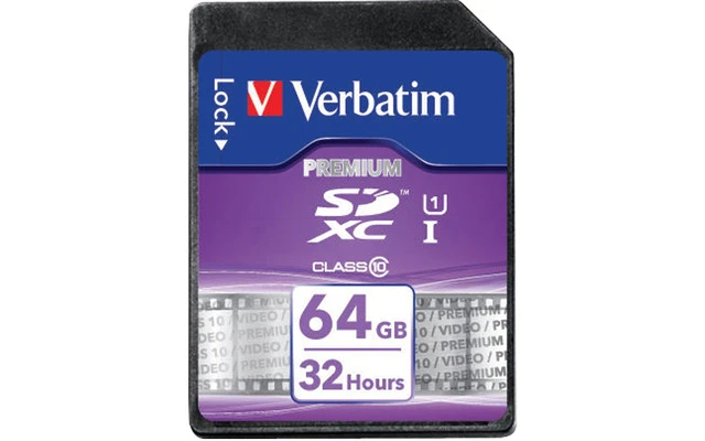 Tarjeta de memoria SDXC Clase 10 de 64GB