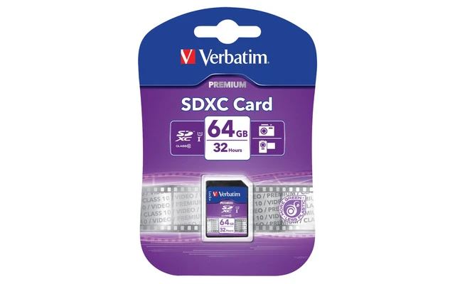 Tarjeta de memoria SDXC Clase 10 de 64GB