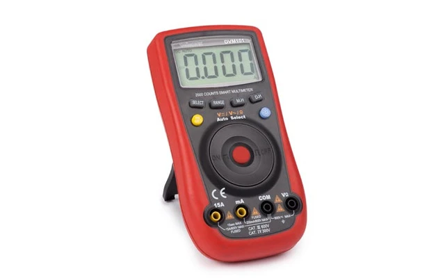 MULTÍMETRO DIGITAL - CAT III 600 V / CAT IV 300 V - 2000 CUENTAS - SELECTION AUTOMÁTICO - RANGO 