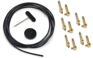 Foto de RockBoard Patchworks Solderless Patch Cable Set 300 Cm Gold
