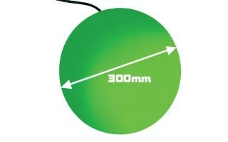 BOLA LUMINOSA - 300mm - CON CONTROL DMX