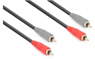 Vonyx Cable 2x RCA Macho - 2x RCA Macho 3m