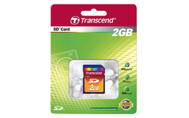 Tarjeta de memoria SD 2GB