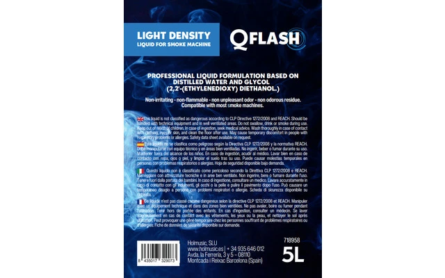 QFlash Líquido de humo ligero 5 litros