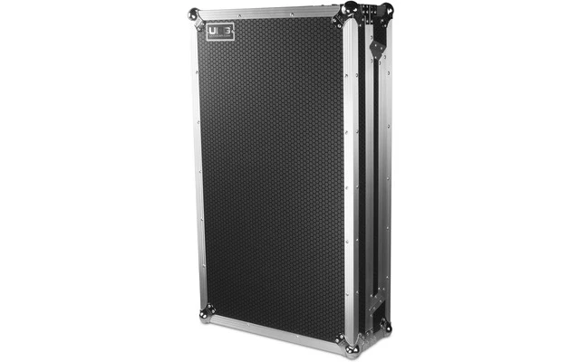 UDG Ultimate Flight Case Pioneer DDJ-RZ/SZ2 Silver Plus (Laptop Shelf + Wheels)