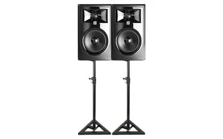 2x JBL 306P Mk2 + 2x Soportes de altavoz SKDB039