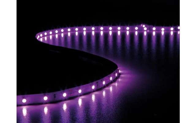 Cinta de LEDs flexible - color Rosa - 300 LEDs - 5m - 24V