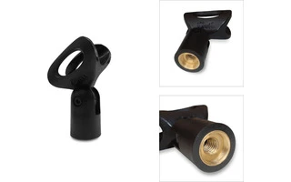 Guil PZ-02 Pinza para micro inalámbrico articulada e indeformabl, doble rosca en el terminal