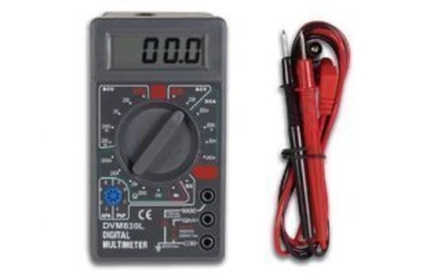 Polimetro 3 ½ digìtos - 19 rangos - 10A - prueba de transistores