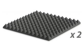 Pack: EZ FOAM PYRAMIDAL 5 CHARCOAL x2