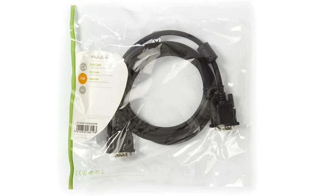 Cable VGA - VGA Macho - VGA Macho - 2,0 m - Negro