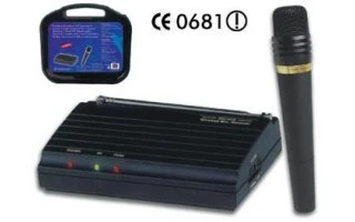 MICRÓFONO VHF INALÁMBRICO DE 1 CANAL 181.660MHz