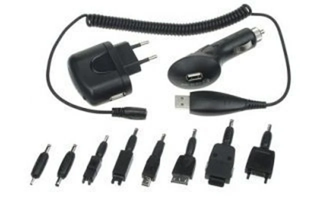 Juego con cargador USB 3 en 1