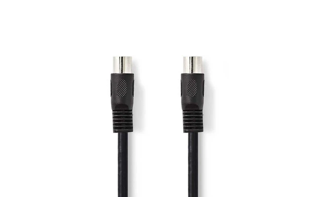 Cable de audio DIN - DIN de 5 Pines Macho - DIN de 5 Pines Macho - 2,0 m - Negro