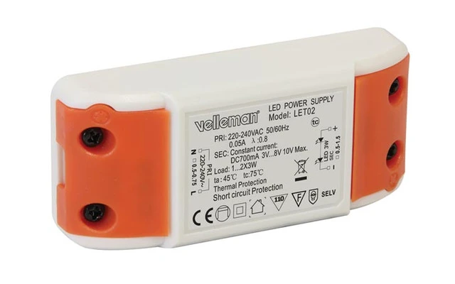 DRIVER PARA LEDs CON CORRIENTE CONSTANTE 10V - 700mA